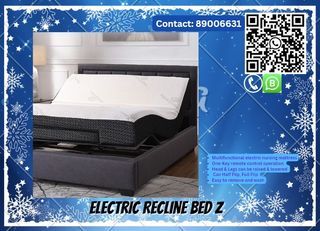💺[Preorder] Electric Recline Bed Z Zero Gravity Nursing Intelligent Electric Multi-function Remote Control Lift Modern Minimalist Double Light Luxury