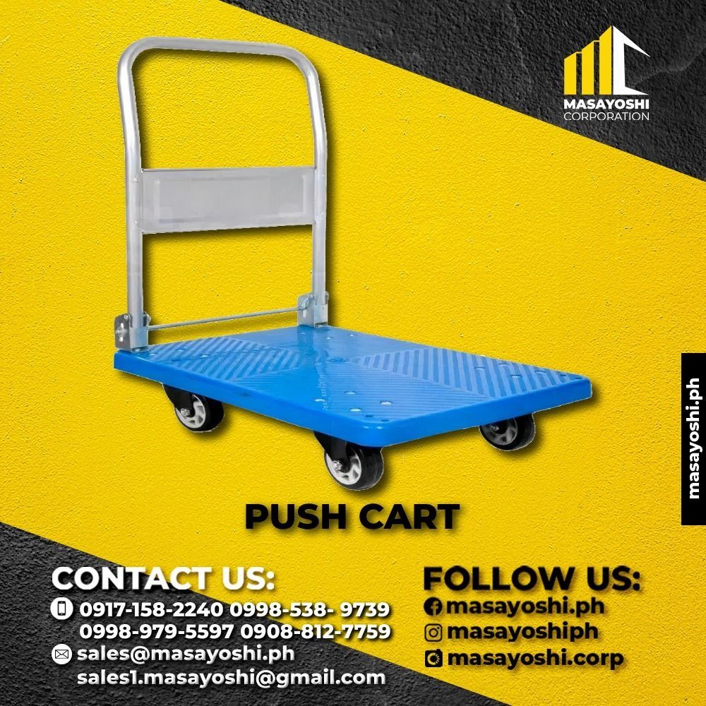 Push Cart Plastic Platform Push Cart Hand Truck Cart Cart Dolly