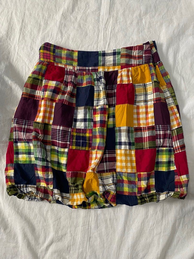 American eagle outlet yellow plaid skirt