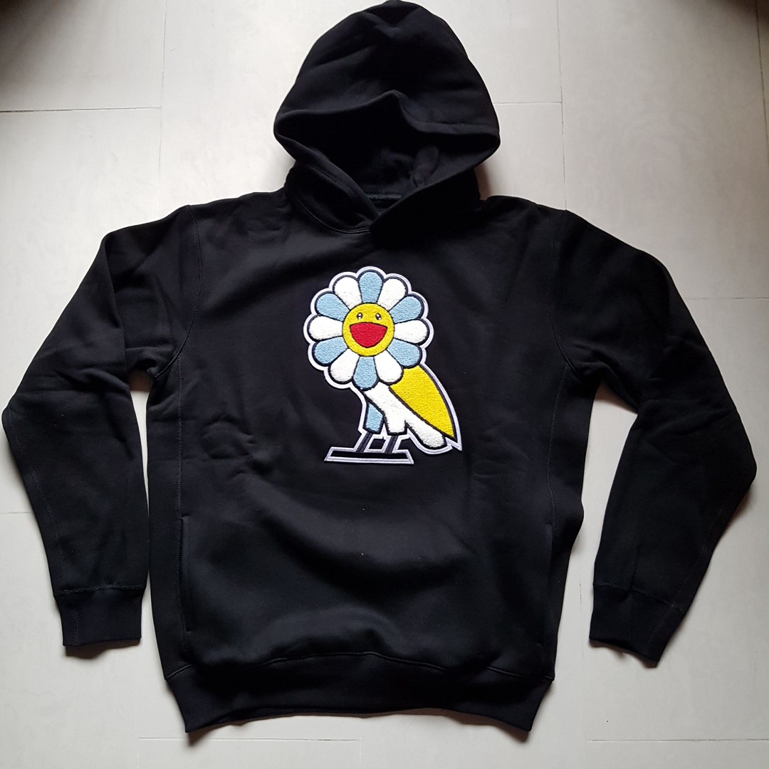 Takashi Murakami x OVO Hoodie Black