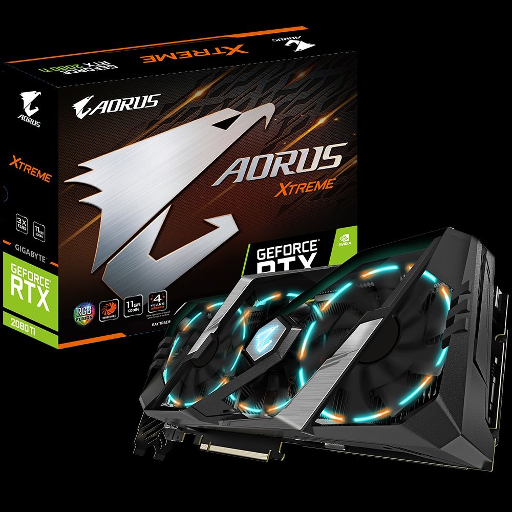 REFURBISHED GIGABYTE GV N208TAORUS X 11GC AORUS GeForce RTX 2080 Ti XTREME 11G GDDR6 Computers Tech Parts Accessories Computer Parts on Carousell