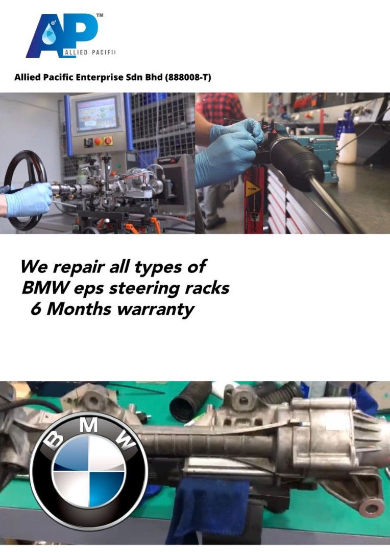 Repair steering rack BMW,F10,F30, Services, Others on Carousell