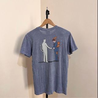 Ripndip Acid Wash Flames Tee