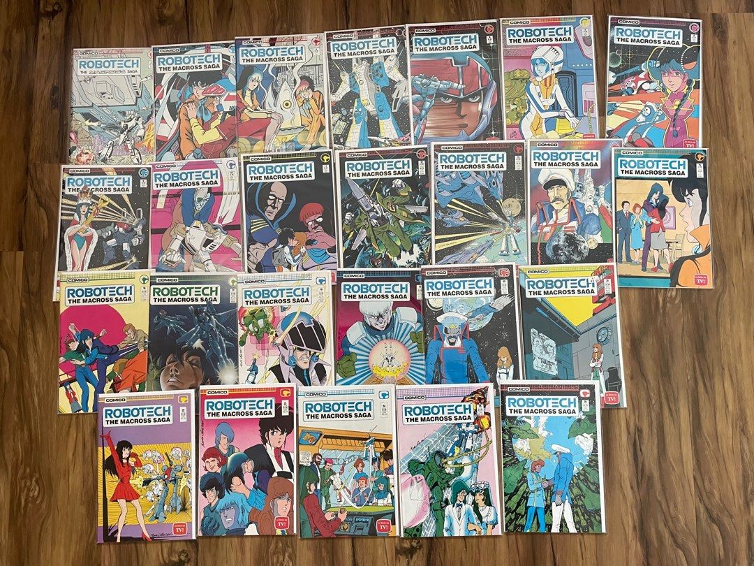 Robotech the Macross Saga 25 issues comico comic, Hobbies & Toys, Books ...