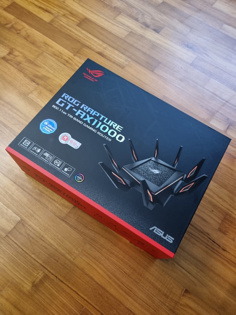 ROG Rapture GT-AX11000 Tri Band Gaming Router