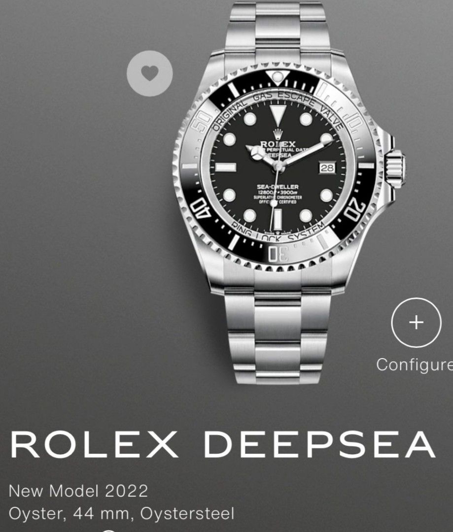 Rolex deepsea deals oyster 44mm oystersteel