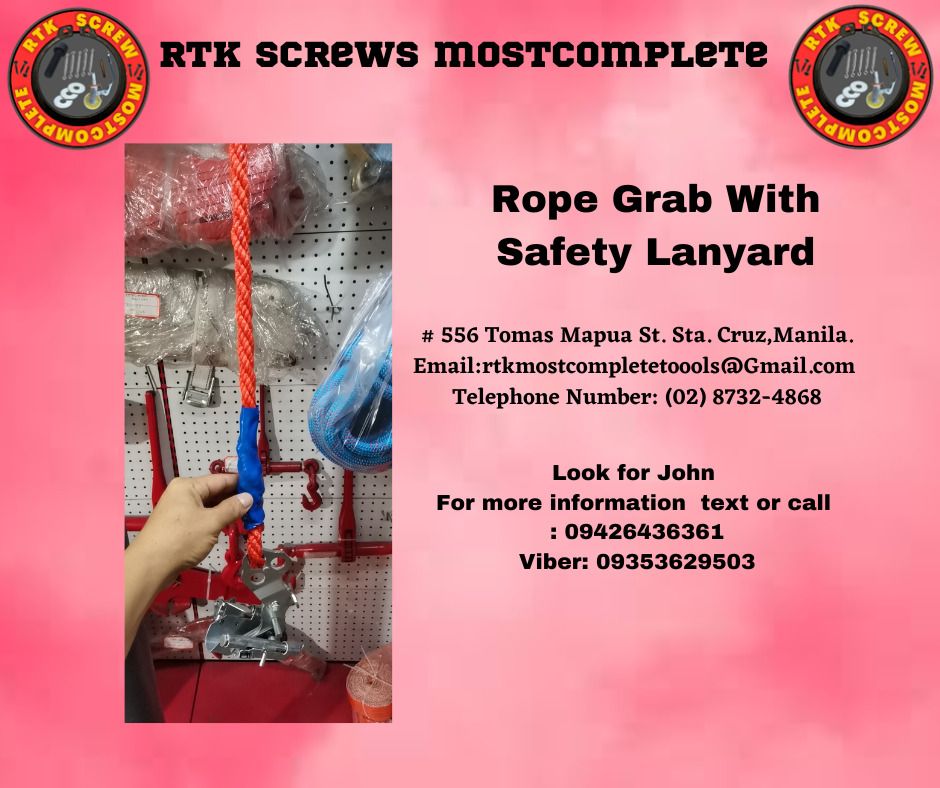 Rope Grab With Safety Lanyard on Carousell