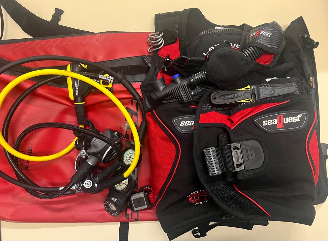 Seaquest BCD & Mares Octopus w/bag, 運動產品, 運動與體育, 運動與體育 水上活動 Carousell