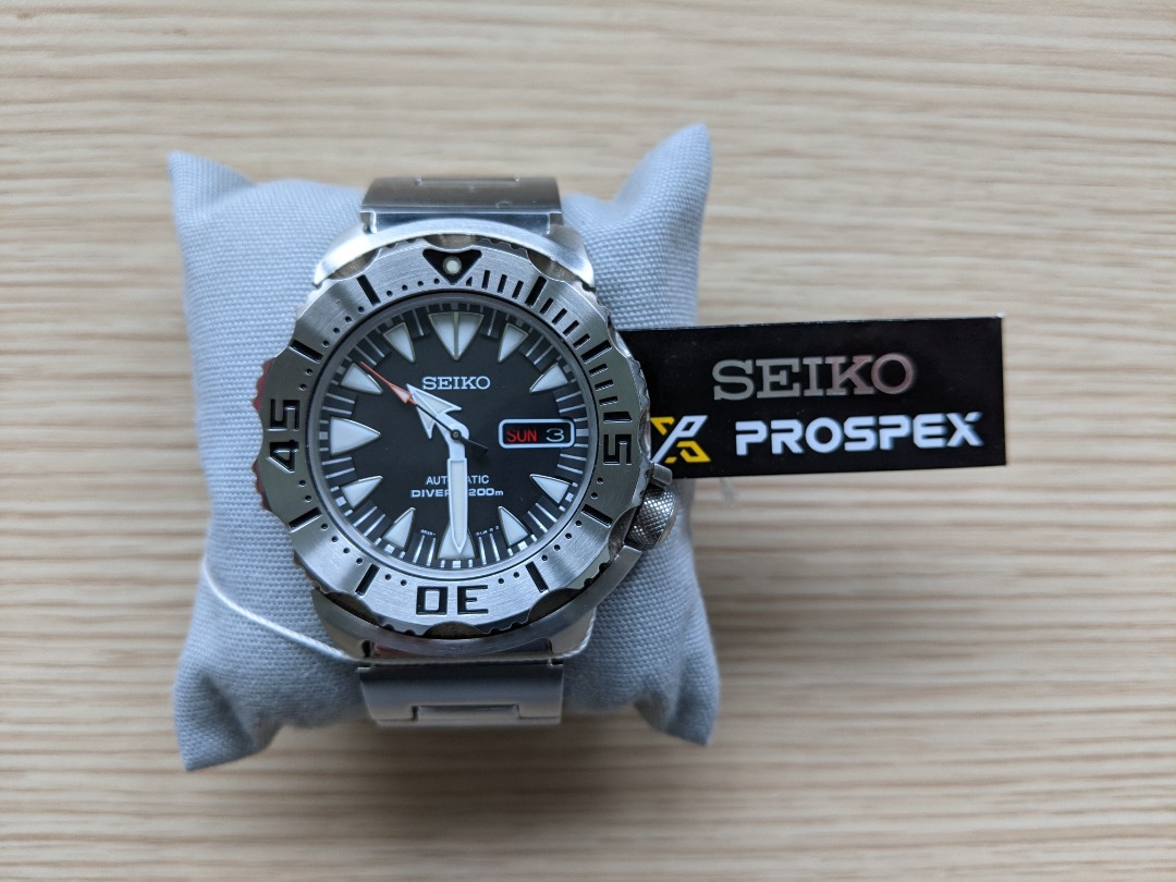 Seiko SRP307 Black Monster Men s Fashion Watches