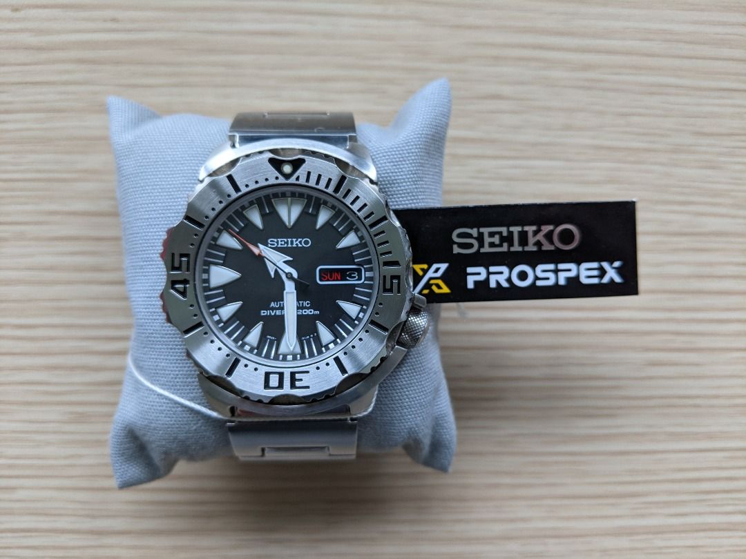 Seiko black monster srp307 discount