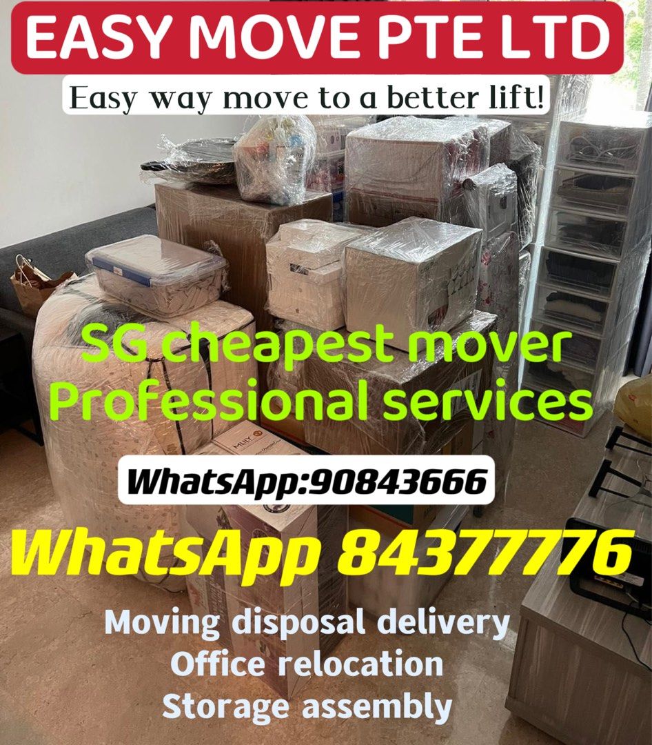 SG Cheapest Lorry Mover Service! MOVING / FURNITURE DISPOSAL