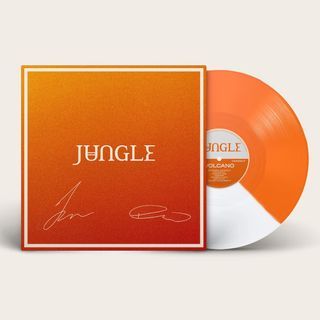 [SIGNED] Jungle — Volcano Orange/White Vinyl LP Record