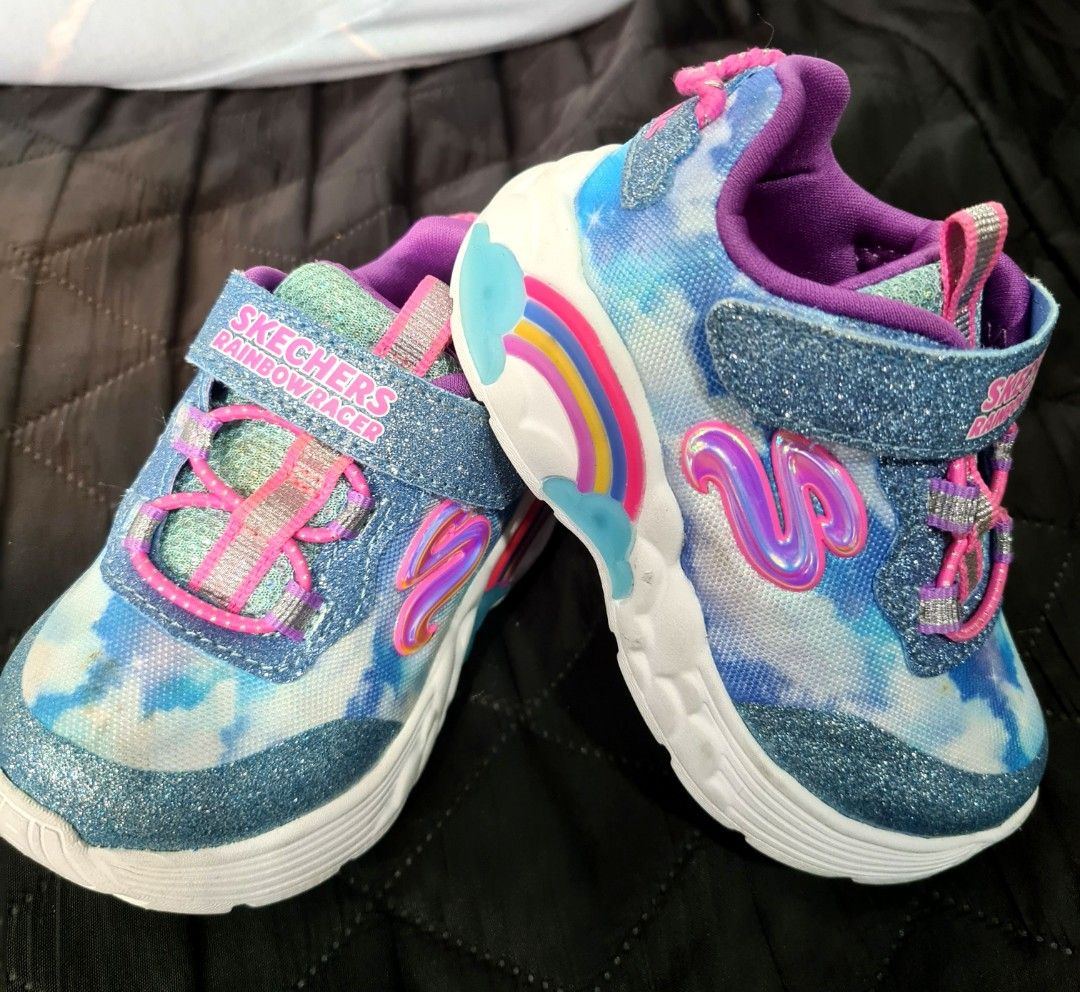SKECHERS Girls Light Shoe, Babies Kids, Babies Kids Fashion on