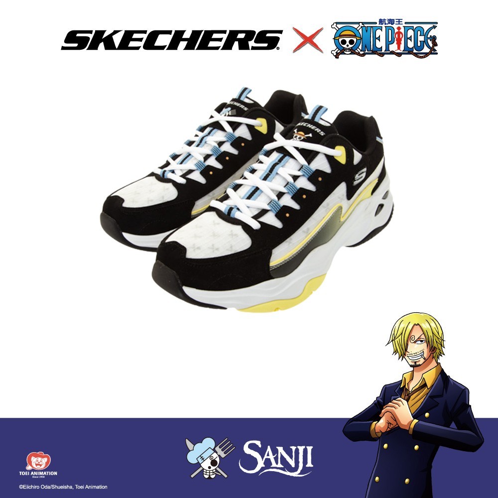 Skechers onepiece sanji, Fesyen Pria, Sepatu , Sneakers