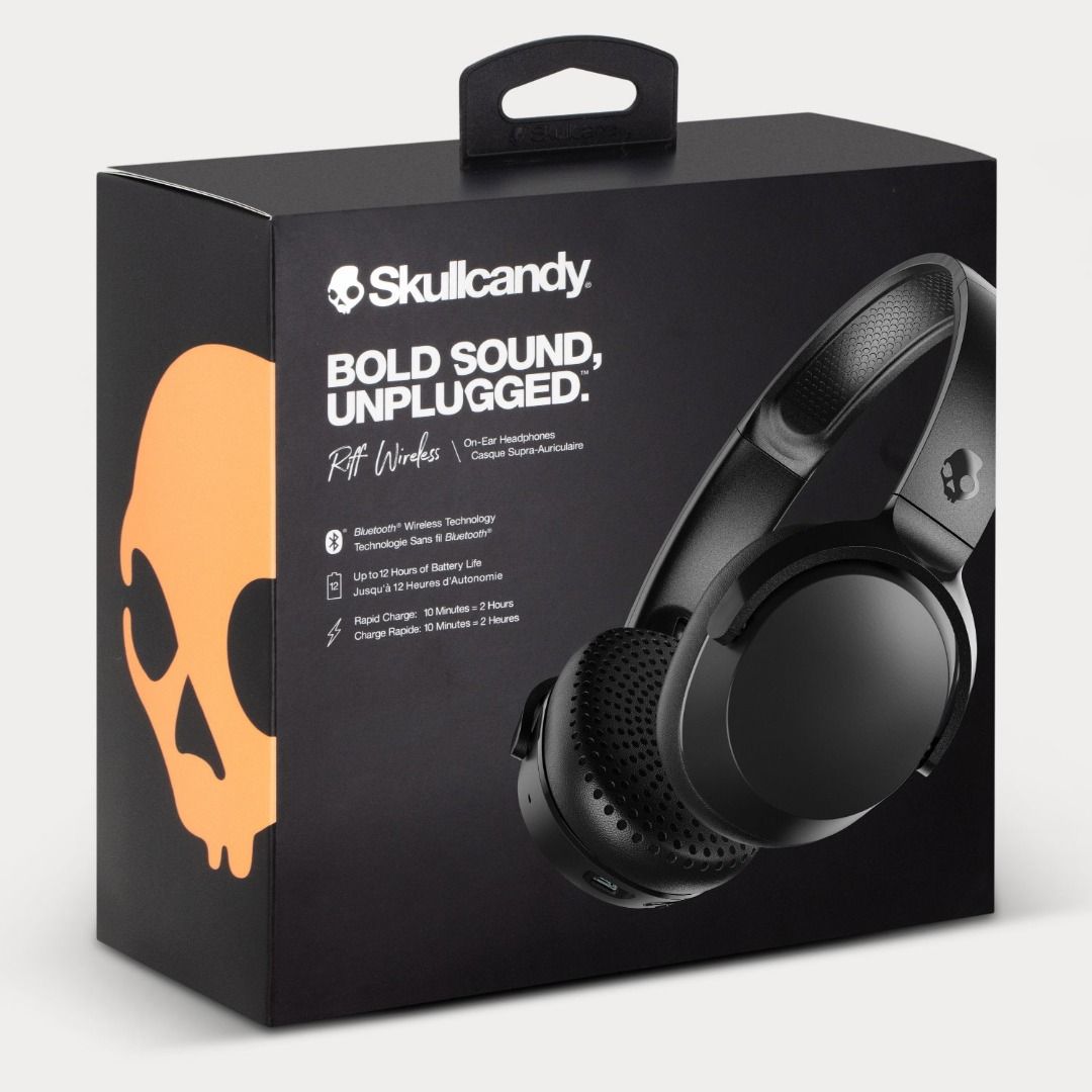 Skullcandy Riff Wireless Bold Sound Unplugged On Ear HeadPhone Brand New 1 year Official Warranty Same day Delivery Express Delivery Store