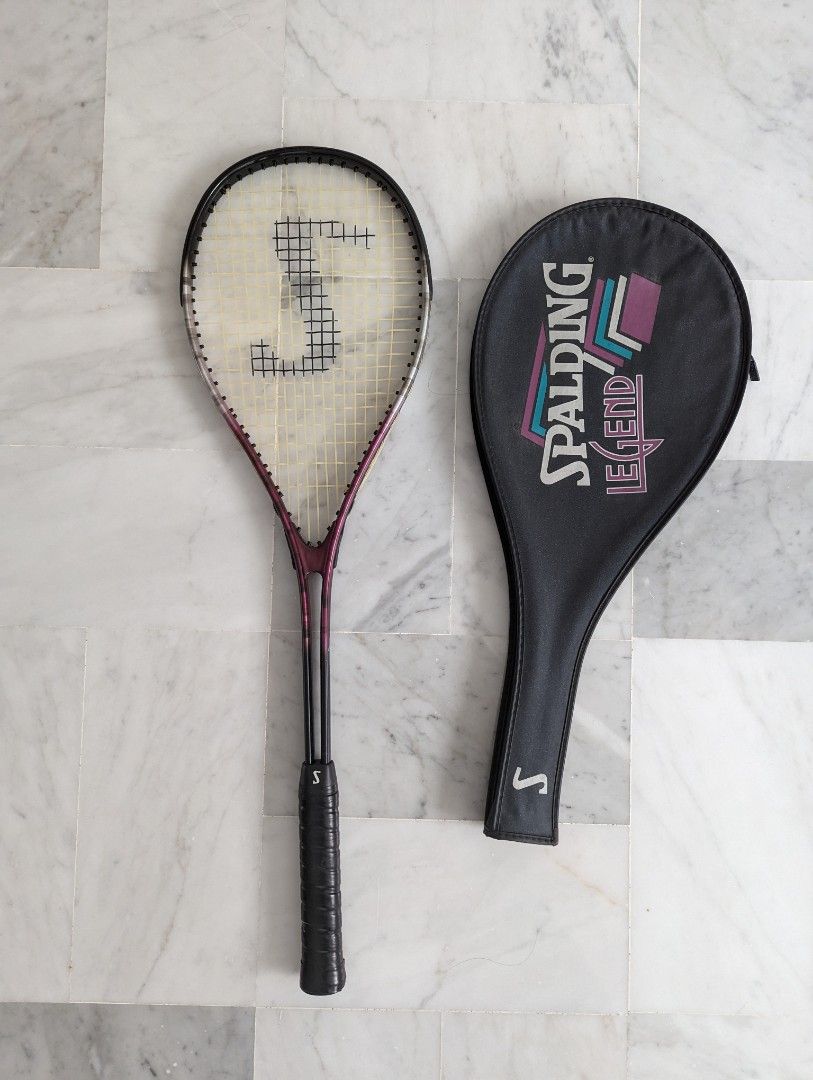 Spalding Legend Squash Racket, Sports Equipment, Sports & Games, Racket ...