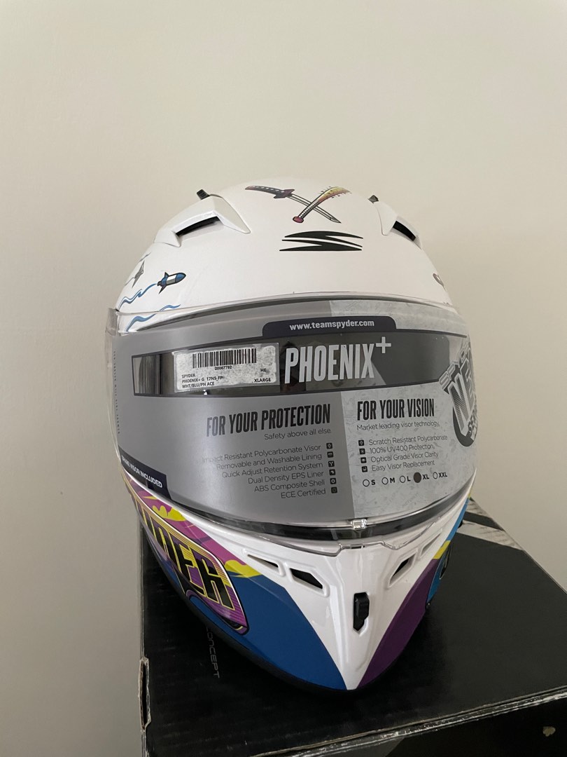 Spyder Full-face Helmet Phoenix+ G -Neo Series Harley Quinn XL on Carousell