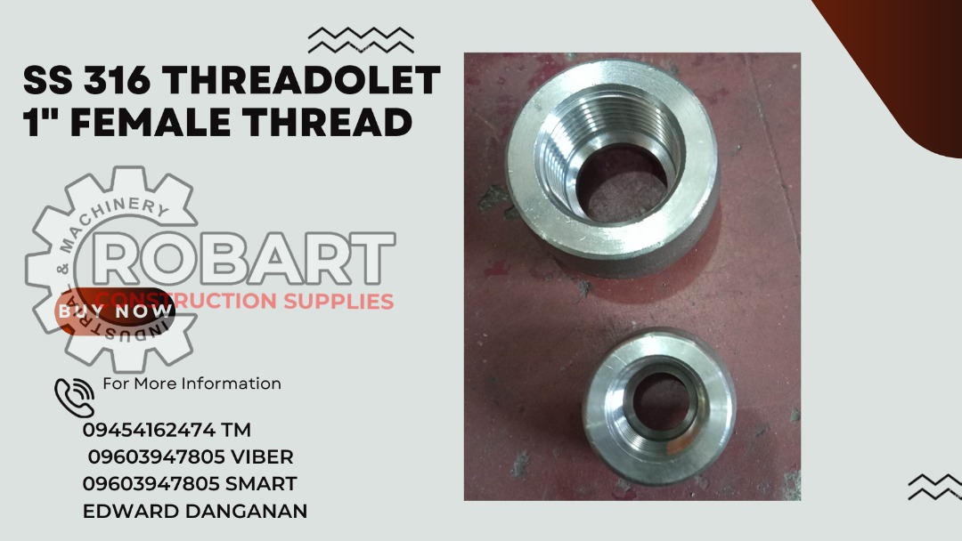 SS 316 threadolet, Commercial & Industrial, Construction & Building