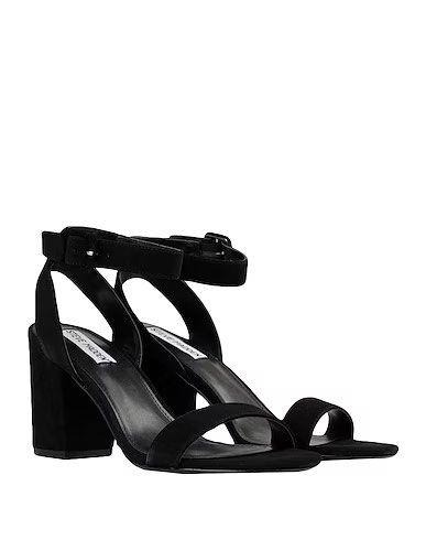 STEVE MADDEN MALIA ANKLE HEELS BLACK (Category: Heels) located in Quezon City. Submitted by prettyfaves (Listing ID 1223870741, Image 1). Description: STEVE MADDEN MALIA ANKLE HEELS BLACK Size 36 Bought for P4,450 Selling for P1,500 Issue: Light scuffings on inner straps due to storage MOP: Gcash Delivery via Lalamove/ Grab/ J&T Pick-up location: Heroes Hills, Quezon City.