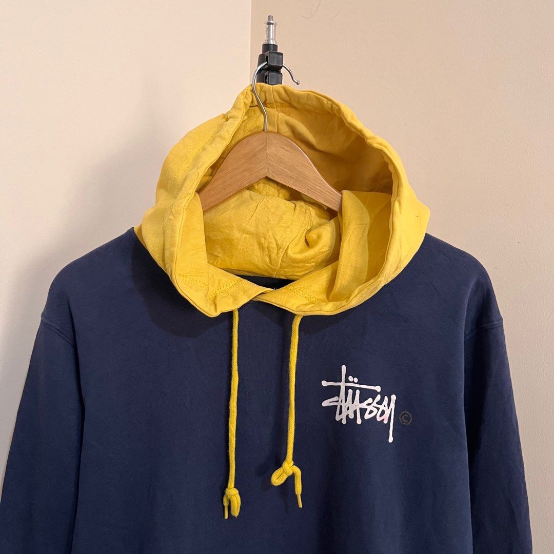 Stussy hoodie top two tone