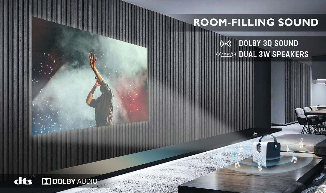 SUBPYXEL Electron Smart Home Cinema Projector Portable Identical to