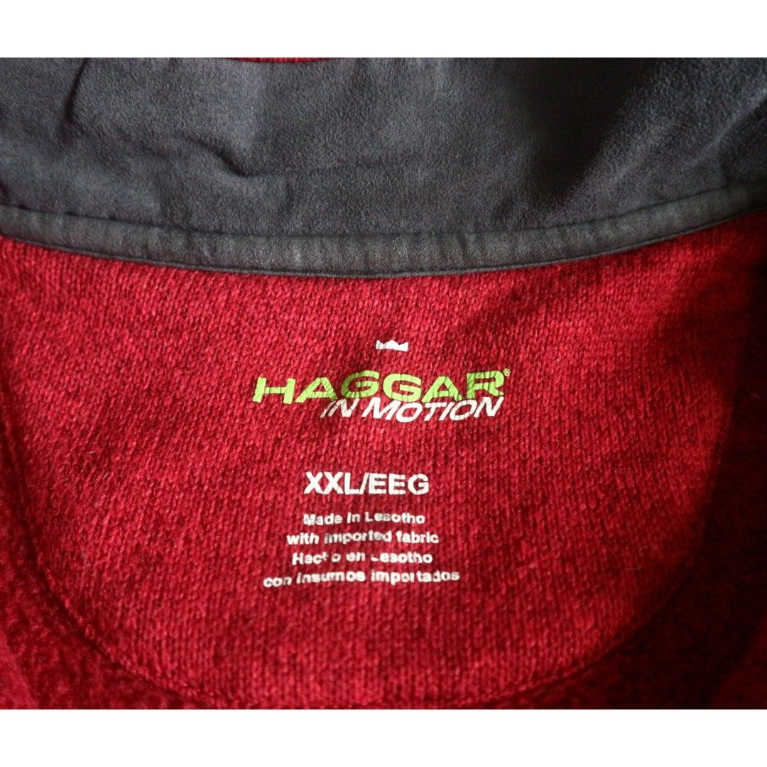 NO NEGO Sweatshirt Fleece Haggar in Motion Zip Fesyen Pria