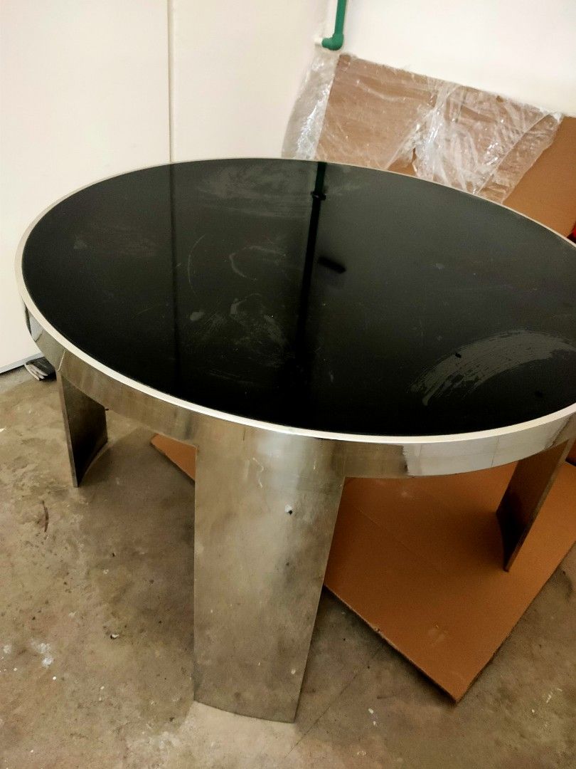 table Full stainless steel, Furniture & Home Living, Furniture, Tables