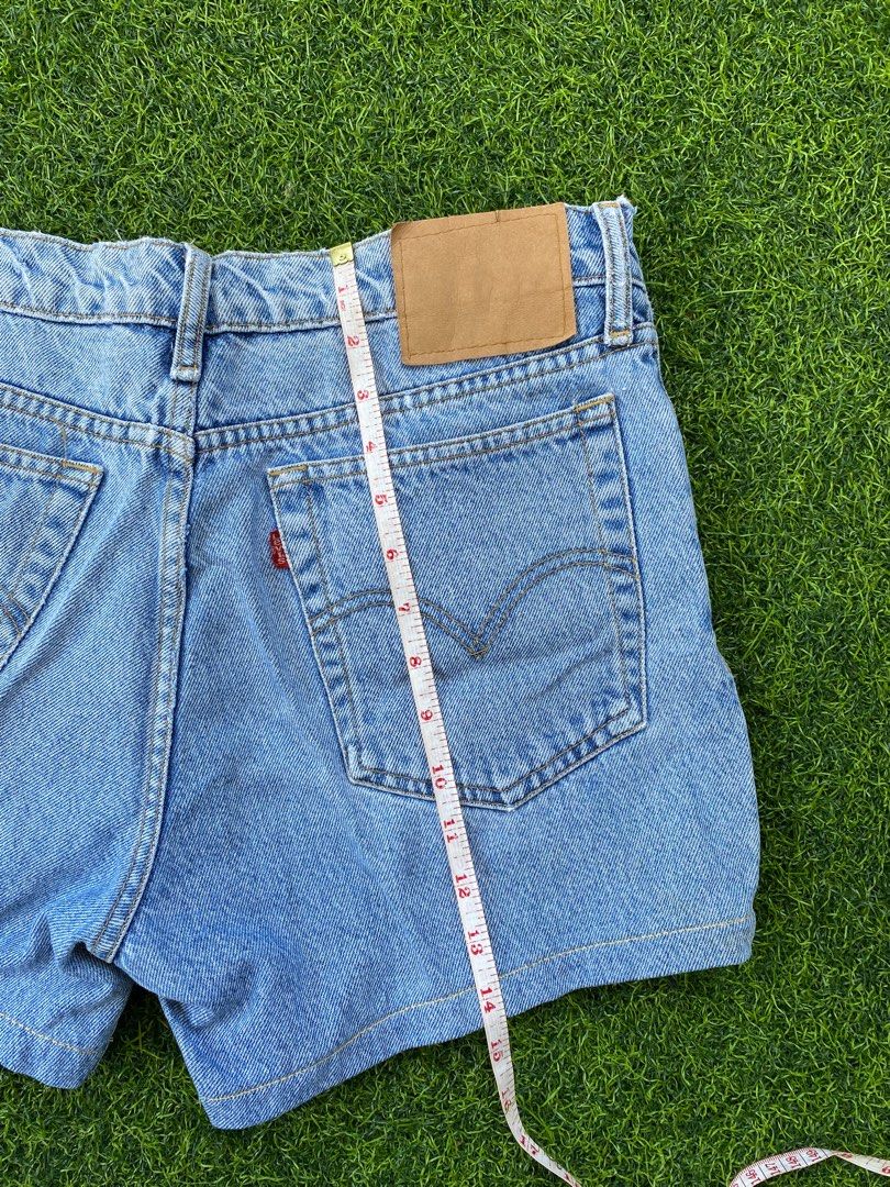 Thrifted Vintage Levi's Denim Shorts (Mid Waist), Women's Fashion, Bottoms,  Shorts on Carousell