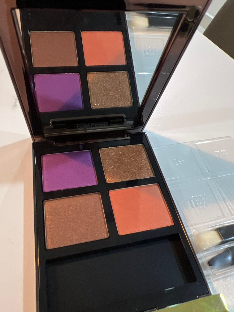 Tom Ford Eye Shadow Quad in African Violet- No Box, Beauty & Personal Care,  Face, Makeup on Carousell