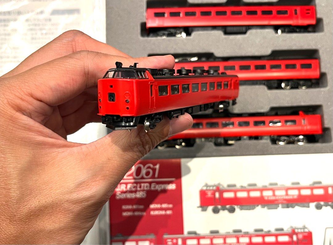 Tomix 92061 JR485系特急列車（RED＆MIDORI EXPRESS）4両套裝N比例日本 