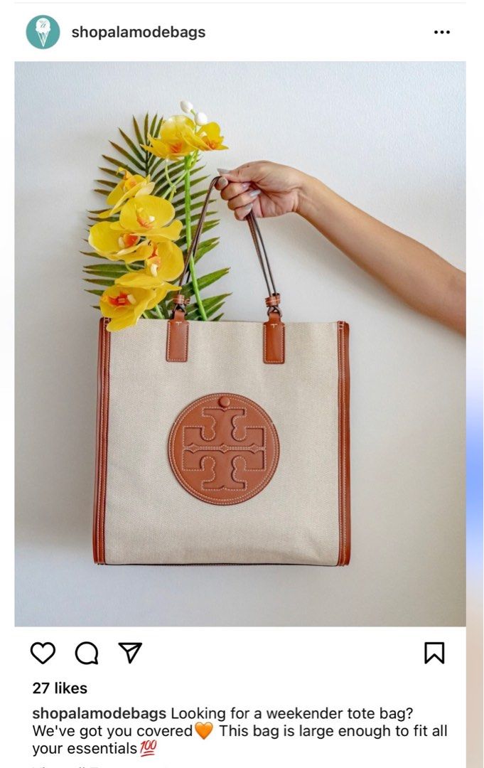 Tory burch online ella tote sale