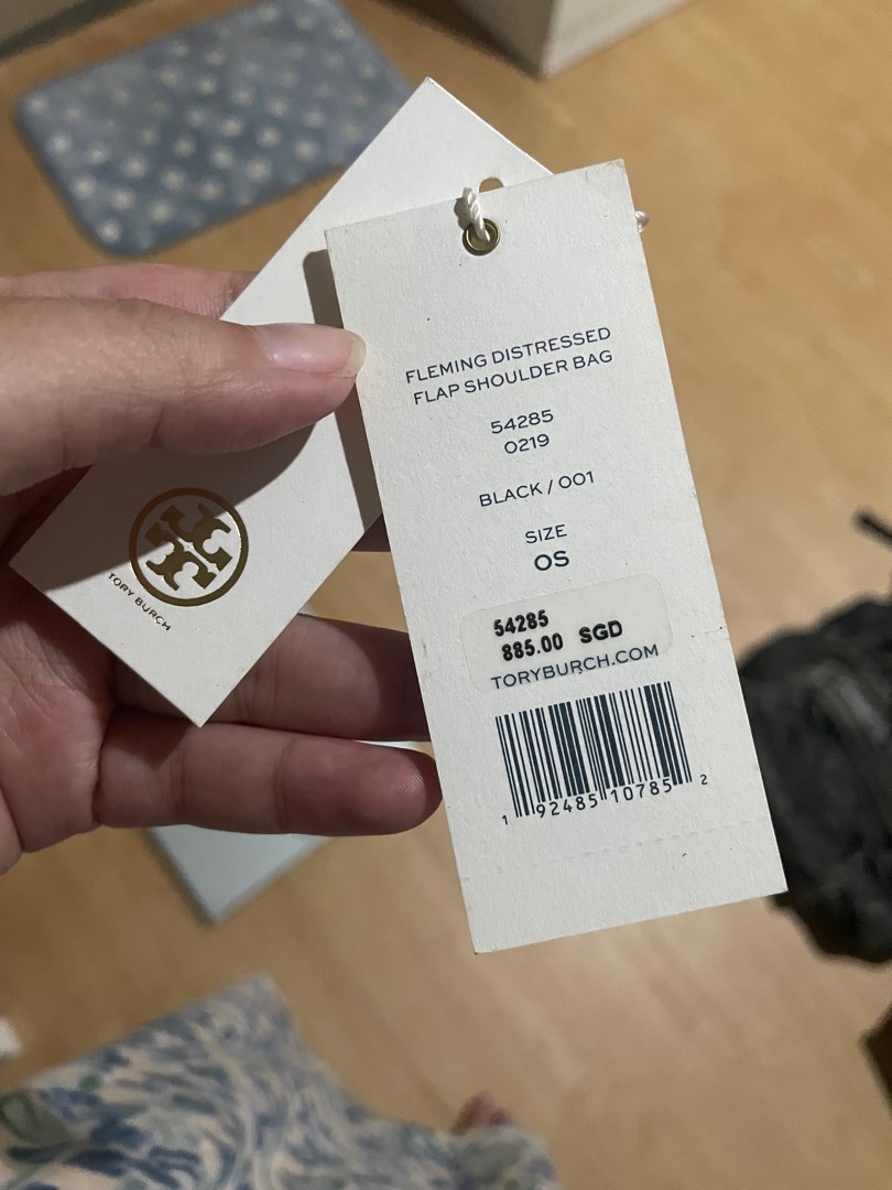 Tory Burch fleming distressed shoulder bag