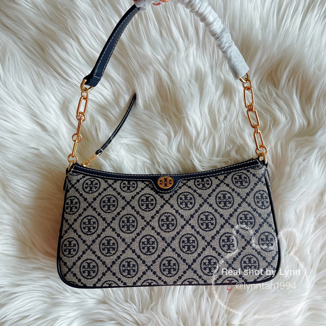 Tory Burch T Monogram Jacquard Chain Shoulder Bag Women TB, Women's