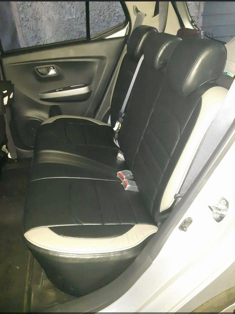 Toyota Wigo Leather Seat Cover, Car Parts & Accessories, Upholstery, Seatcovers and Other