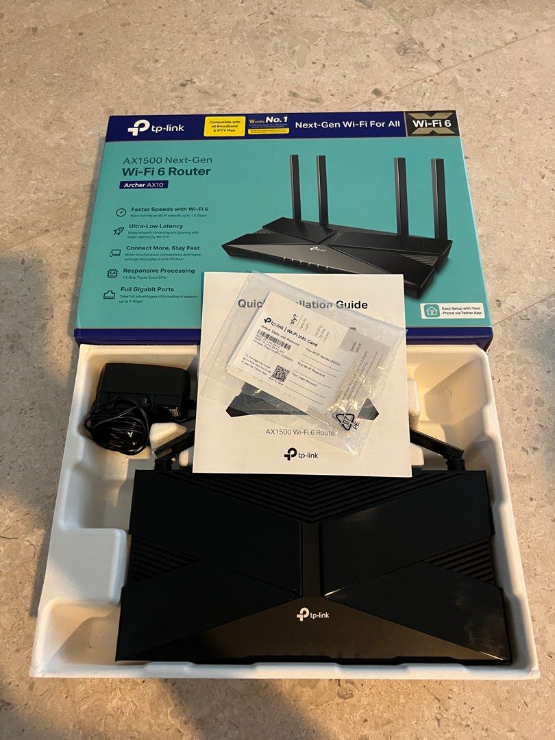TP Link AX1500 wifi 6 Router, Computers & Tech, Parts & Accessories ...