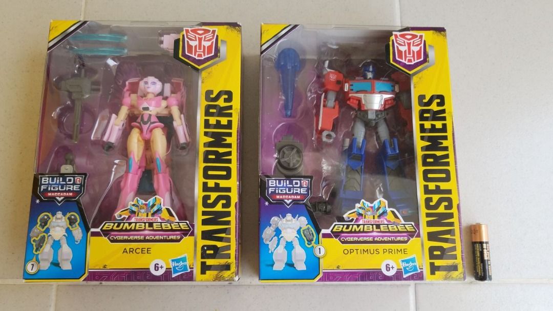 Transformers Cyberverse | Botbots (Category: Action & Battle Toys) located in Quezon City. Submitted by nextnoel (Listing ID 1223872758, Image 2). Description: Transformers Cyberverse Adventures Optimus Prime (sealed) = [SOLD] Transformers Cyberverse Adventures Arcee (sealed, slight yellowing on parts due to age) = 1300 WFC Siege Chromia (back in box) = [SOLD] WFC Siege Impactor (back in box) = [SOLD] Earthrise Micromasters (all sealed) = [SOLD] 