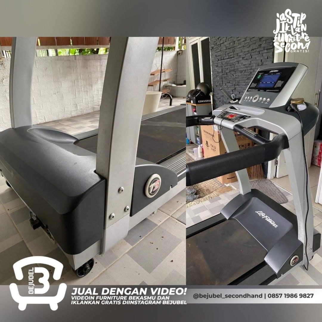 TREADMILL LIFE FITNESS T3 GO CONSOLE Perabotan Rumah di Carousell