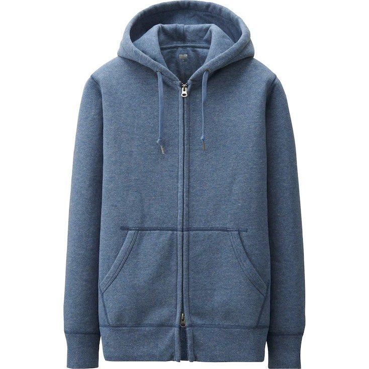 Uniqlo blue outlet hoodie