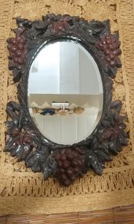 Vintage Carved grapevine mirror