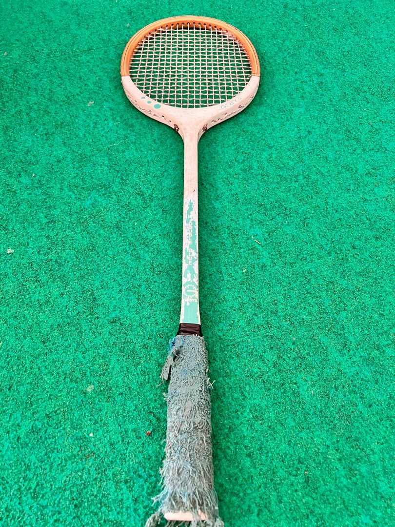 Vintage Grays of Cambridge Wooden Squash Racket, Sports Equipment