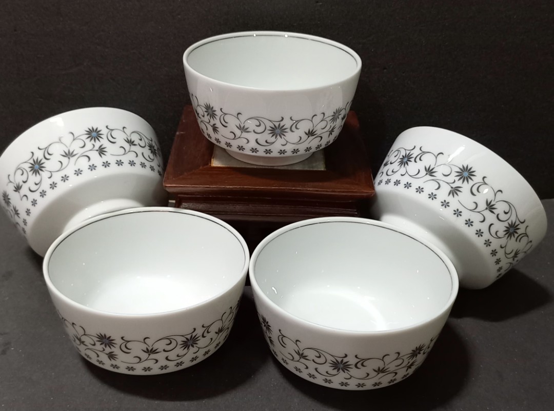 Vintage Noritake Silver Queen bowls, Furniture & Home Living