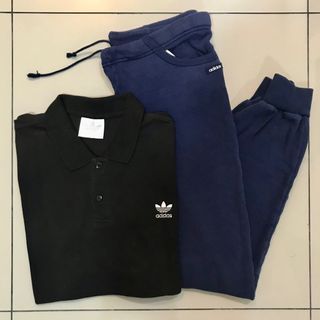 COMBO VINTAGE WEST GERMANY 80s & 90s (SWEATPANTS & COLLAR SHIRT)