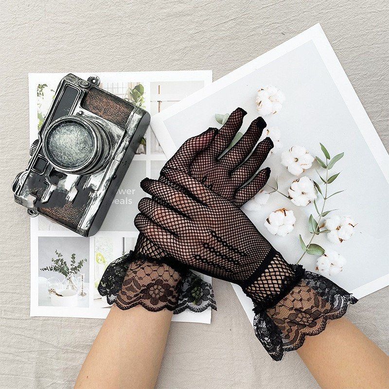 Women Lace Glove Women s Fashion Muslimah Fashion Accessories