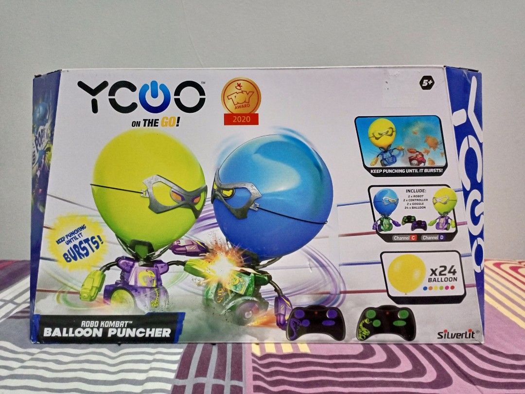 YCOO robo kombat balloon puncher robot toy forsale rush!!!, Hobbies ...