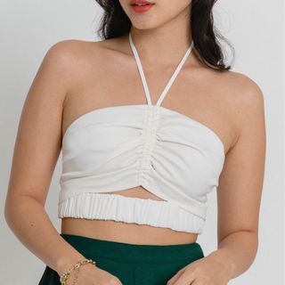 yhf rouge top in white
