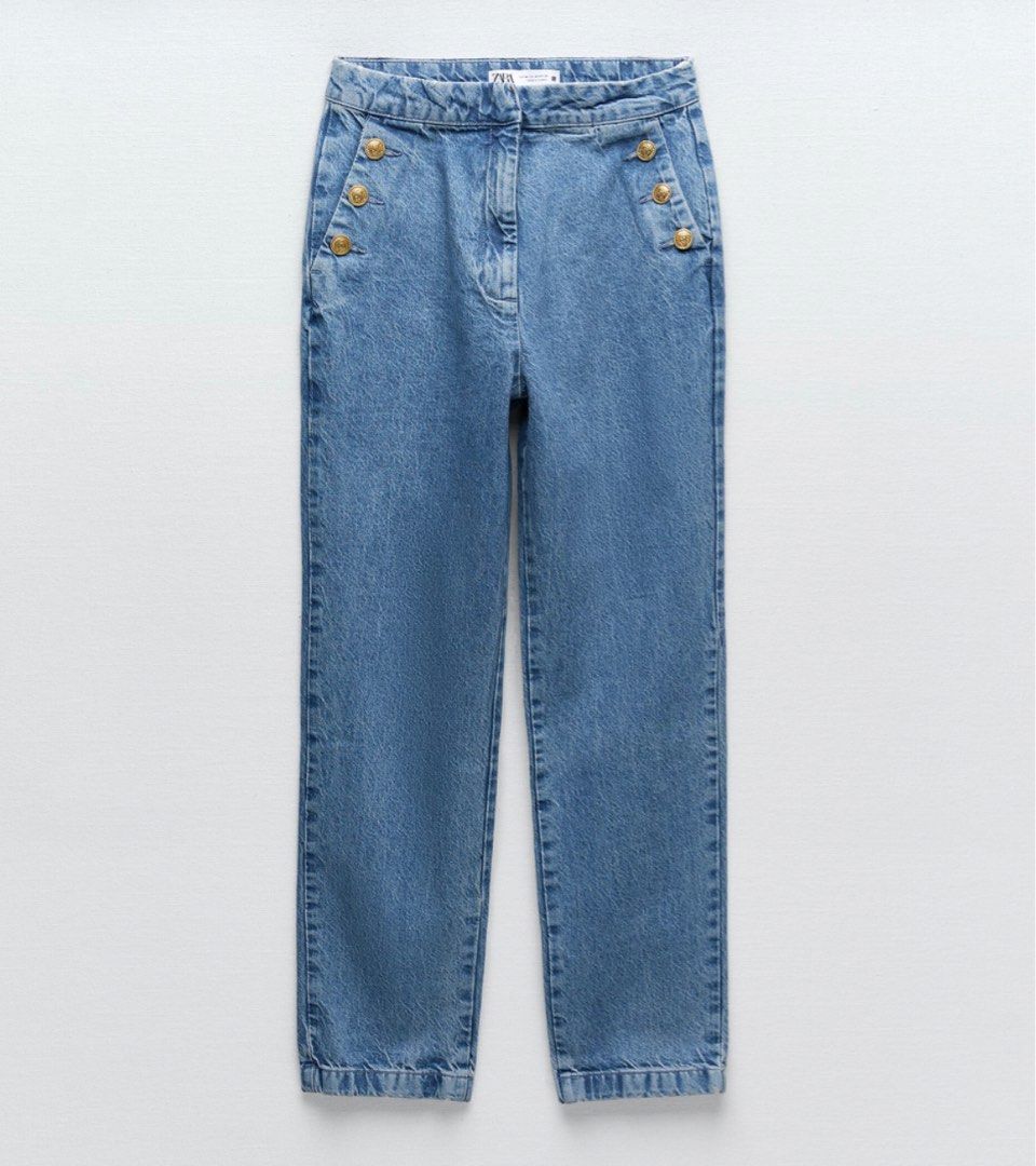 Jean mom troué zara 2025