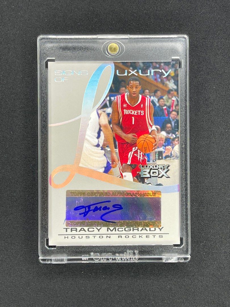 2004-05 Topps Signs of Luxury Tracy McGrady Auto /100 #SL-TM 