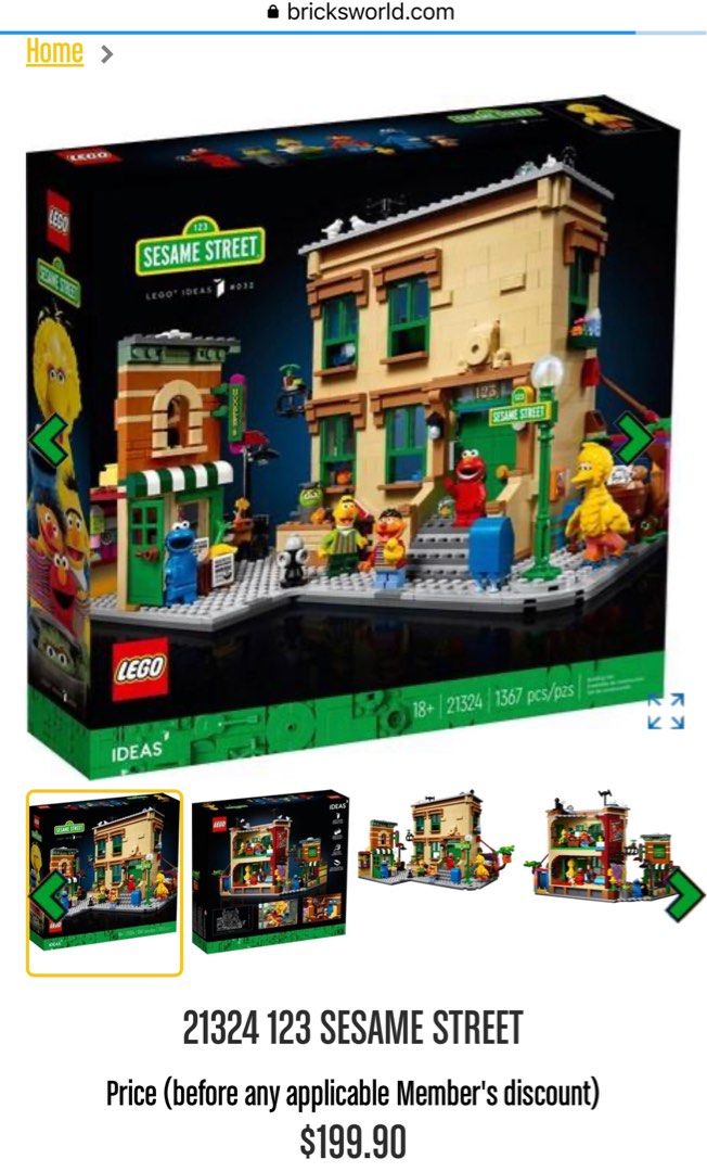 Lego 21324 sales price