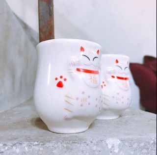 2入98元💓(全新) 貓造型 杯子 造型陶瓷杯 茶杯 水杯 碗盤器皿 瓷器 杯 動物杯