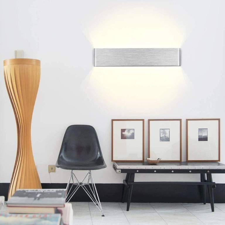 3434) Yafido Indoor Wall Light LED 40CM Wall Lamp Warm White Modern Up